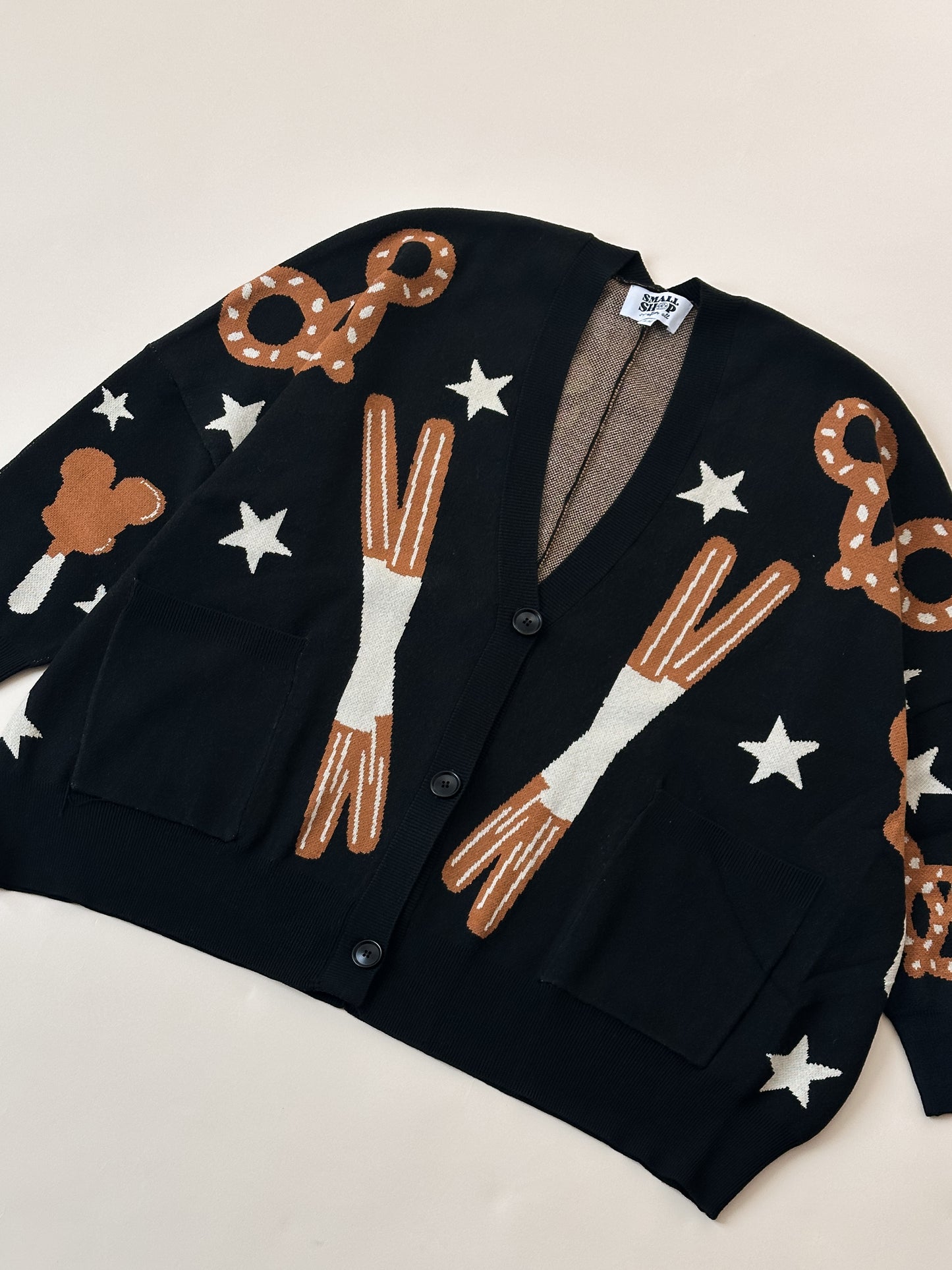 Snacks Oversized Cardigan *READY TO SHIP