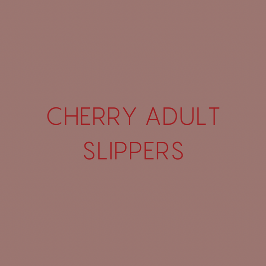 Cherry Adult Slippers